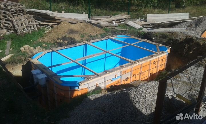Бассейн плавательный с фильтровальной системой