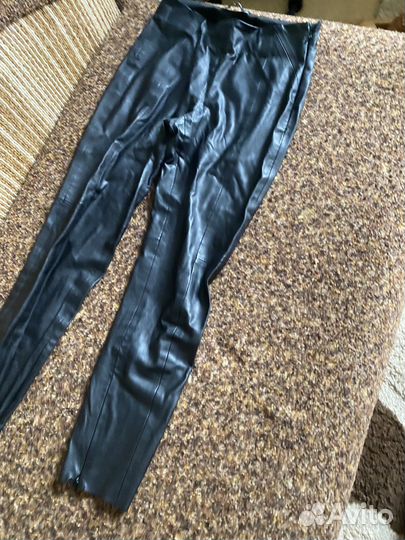 Брюки кожаные