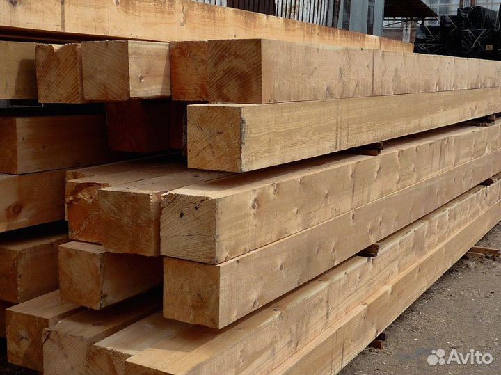 Брус из лиственницы 100x100 мм с доставкой