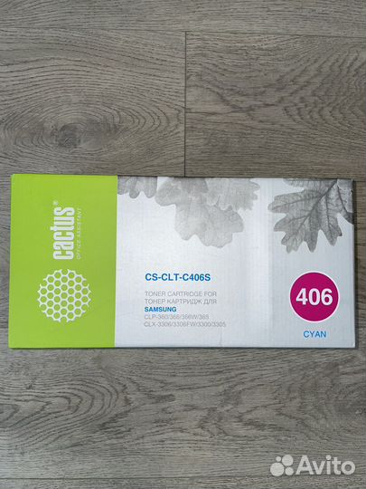 Картридж C406S для цветного принтера Samsung