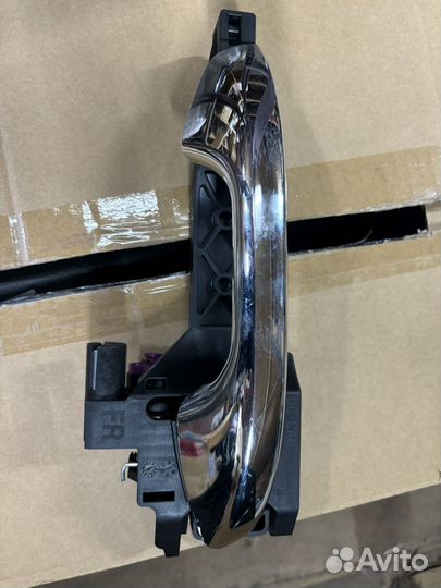 Ручка двери хром Киа Рио