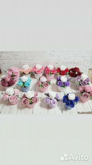 Букеты из мыльных роз, сладкие подарки,подарочные