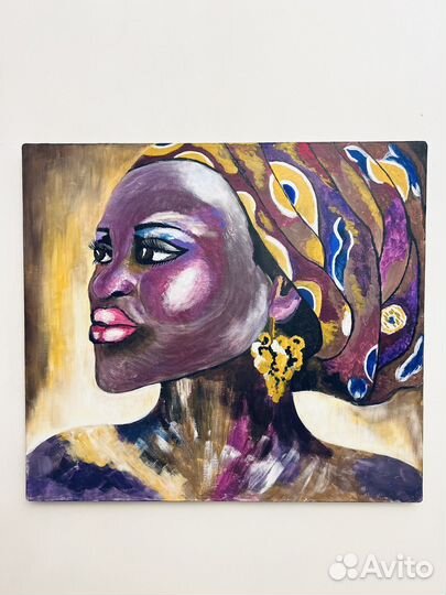 Картина акрилом Изобильная женщина