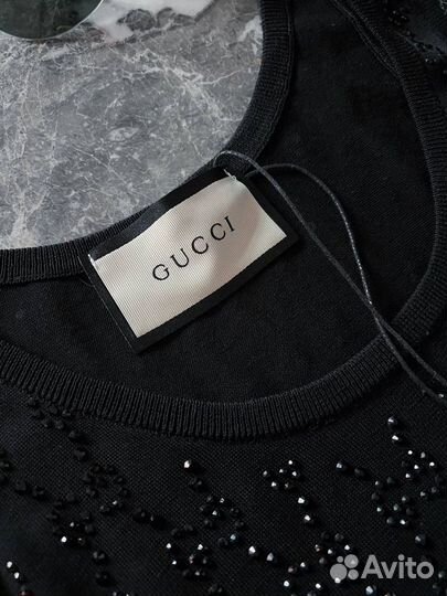 Вискозный топ Gucci