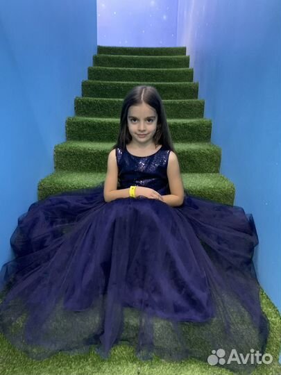 Платье вечернее для девочки 122 см