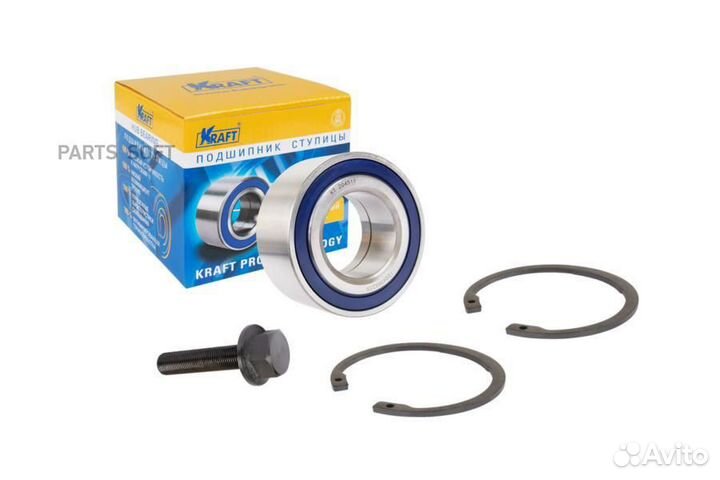 Kraft KT 204511 Подшипник ступицы передний (компл