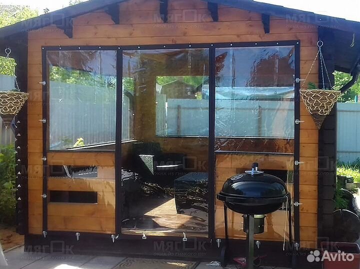 Шторы пвх для беседки