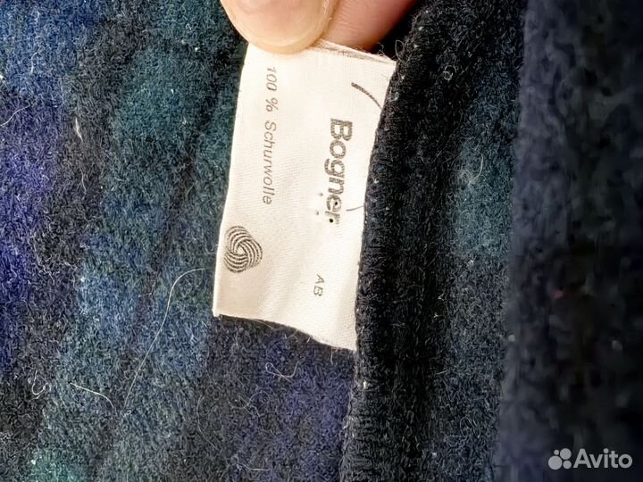 Рубашка женская в клетку bogner 40(xs)