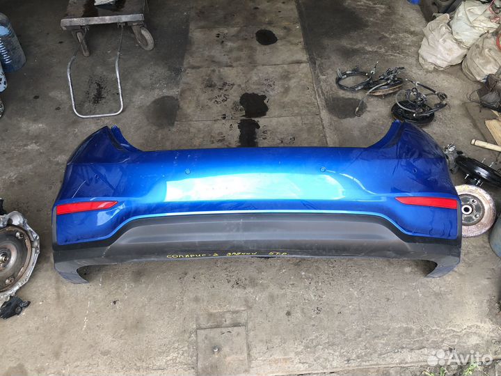 Задний бампер Hyundai Solaris 2 2017-2020