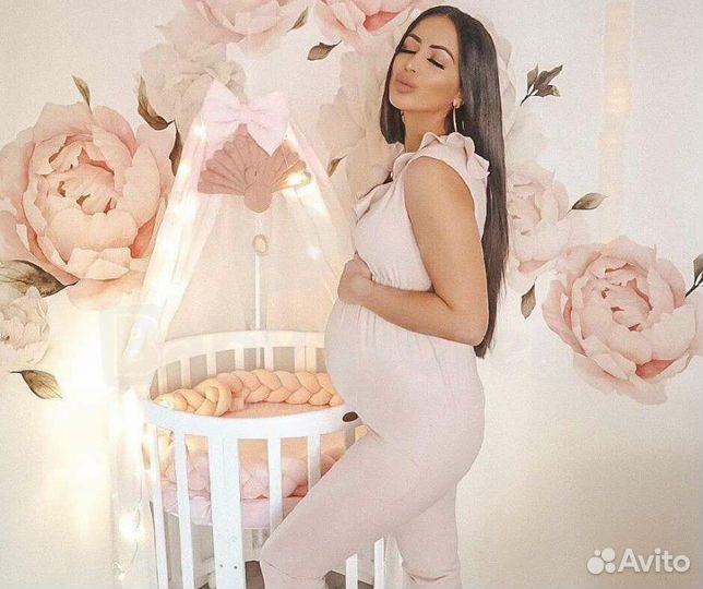 Кроватка круглая трансформер