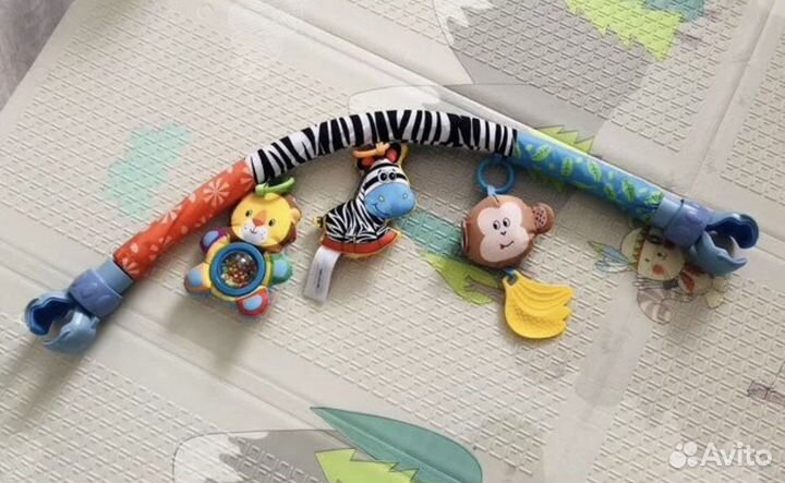 Растяжка дуга на кровать/коляску+игрушки