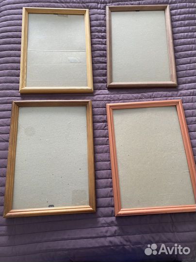 Рамки А4 для фотографий и сертификатов 4 шт