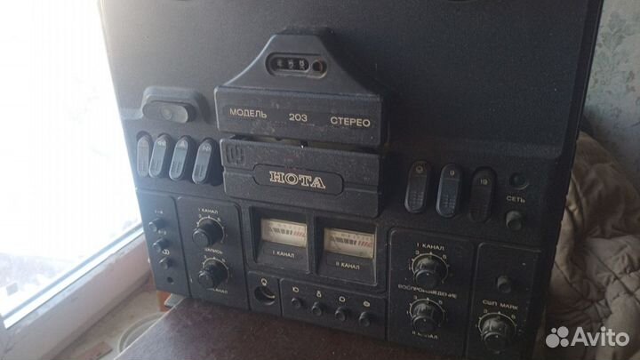 Магнитофон приставка нота 203