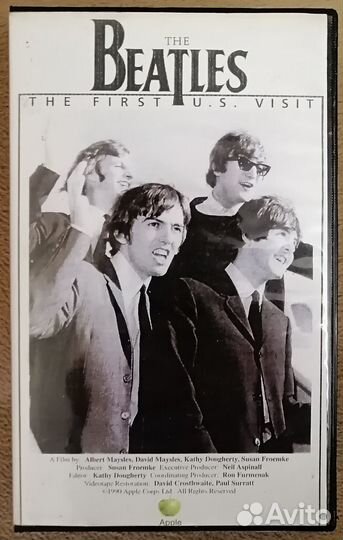 THE beatles first visit IN USA. Видеокассета