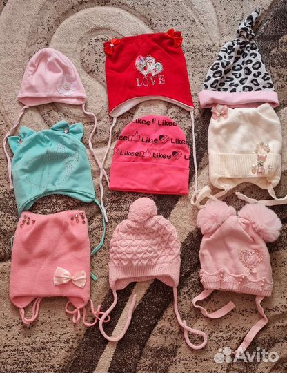 Шапки на девочку