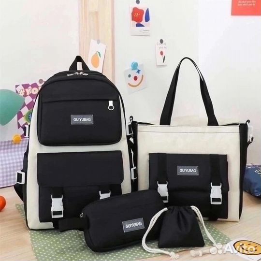 Рюкзак школьный 4 в 1