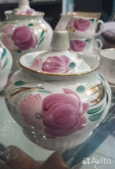 Чайный сервиз Дулево. 1989г