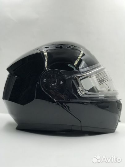 Снегоходный шлем модуляр с подогревом vega L