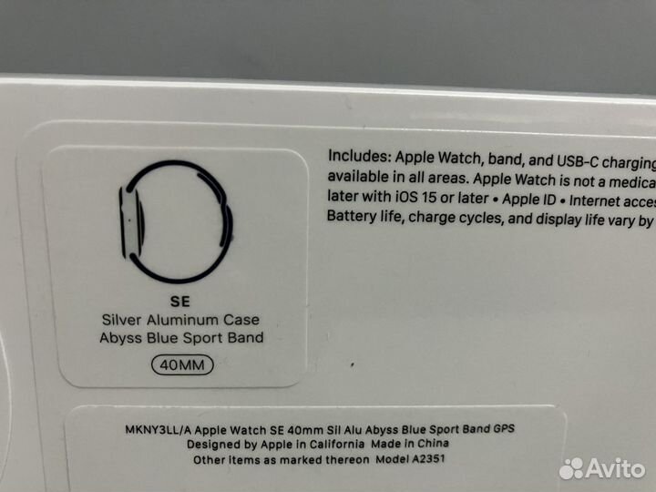 Новые Apple Watch SE (2nd Gen, GPS) 40mm Silver