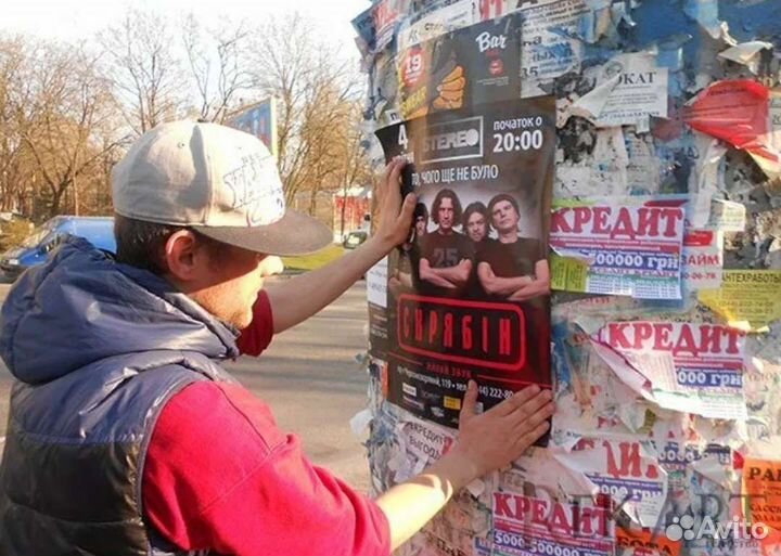 Афиши расклейка