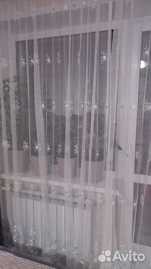 Тюль с портьерами