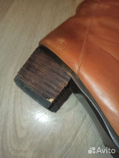 Ботфорты кожаные 37