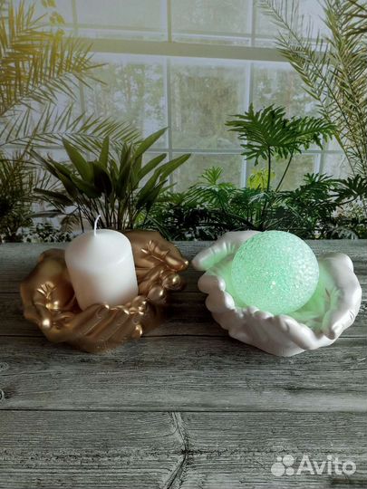 Гипсовая ваза 