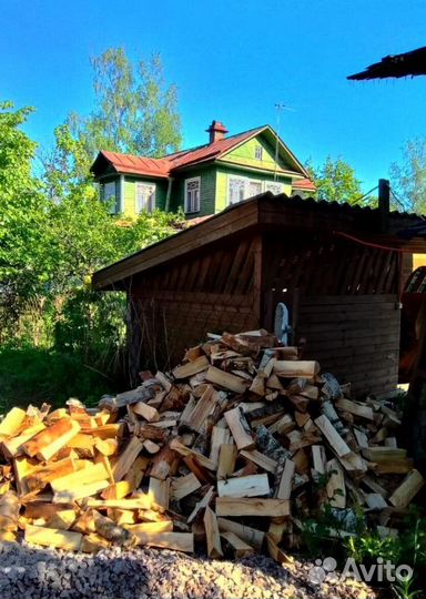 Дрова Ольха от 1 куба с доставкой в Выборге любого