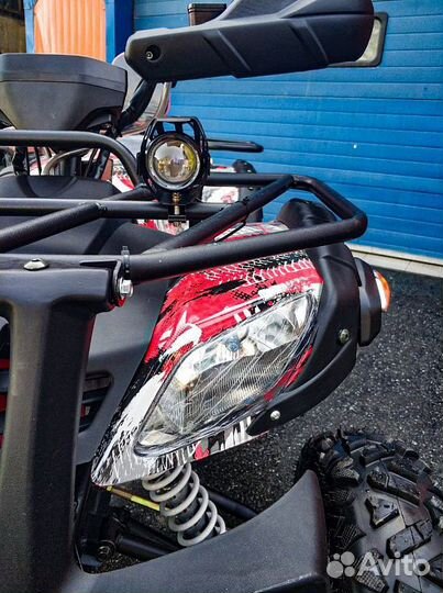 Квадроцикл grizzly 200 красный
