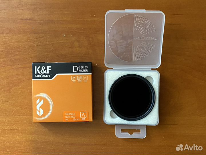 Светофильтр K&F Concept ND 8-2000 MC 58 mm