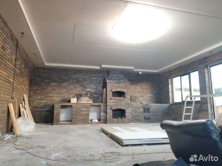 Монтаж гипсокартона перегородки потолки