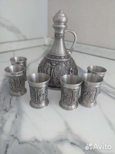 Графин с рюмками для водки sks zinn