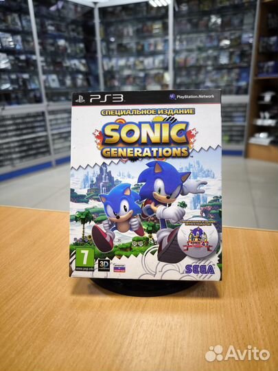 Игры диски на PS3 Sonic generations
