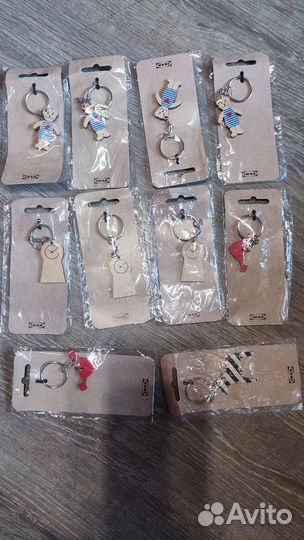 Брелки Икея юбилейные