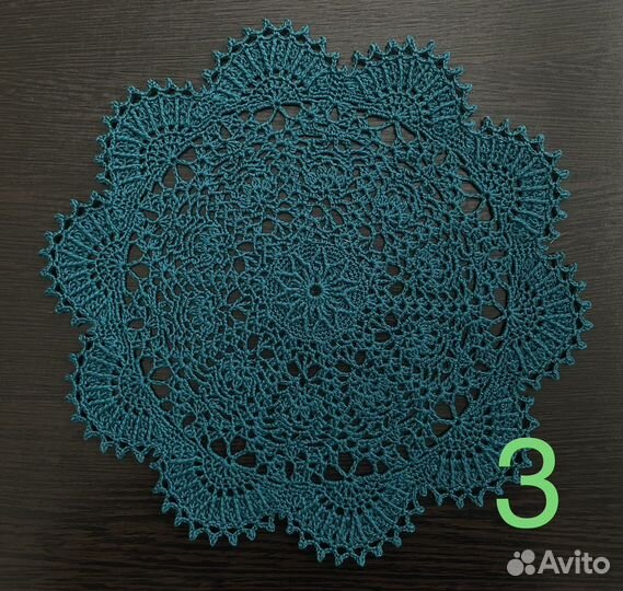 Ажурные салфетки крючком