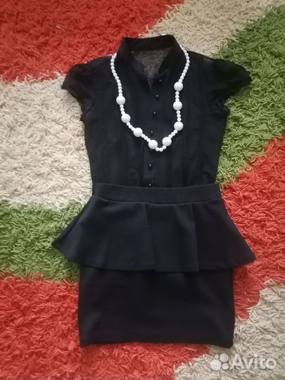 Юбка с кокеткой