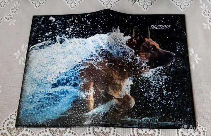 Обложка на паспорт натуральная кожа