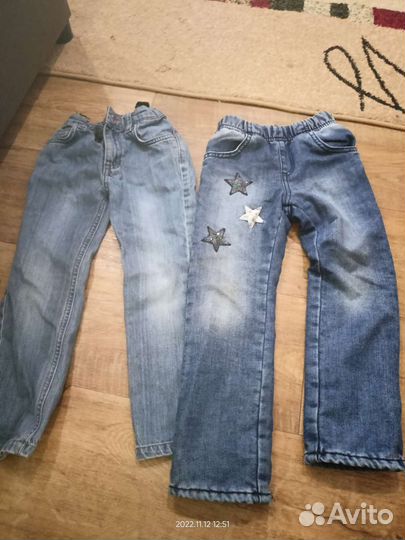 Джинсы,ветровка