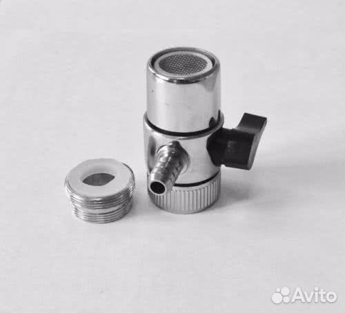 Дивертор металлический дв-8 для шланга 8 мм узби