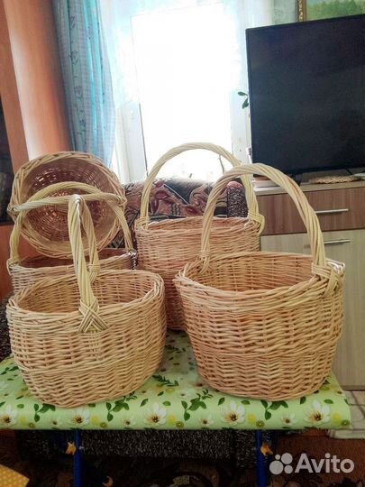 Корзины плетеные из лозы