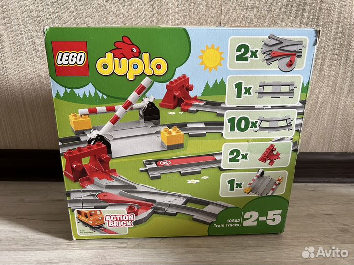 Lego duplo поезд на паровой тяге 10874,10882,10872