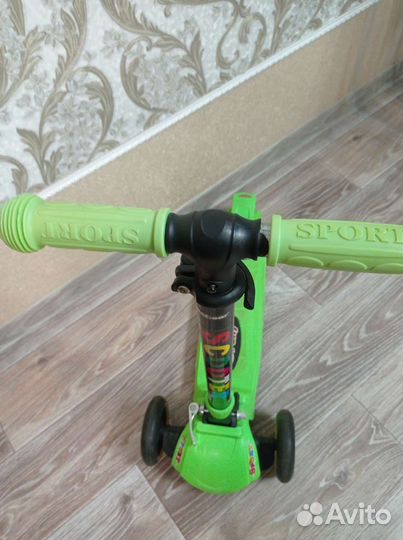 Самокат детский трехколесный бу