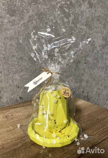 Ваза и поднос из гипса