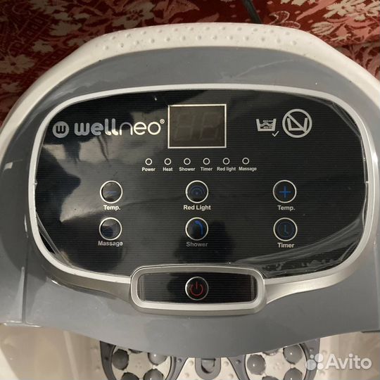 Ванночка массажер wellneo 2in1 foot spa
