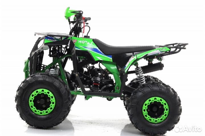 Детский квадроцикл 125 кубов Grizlik A125 зеленый
