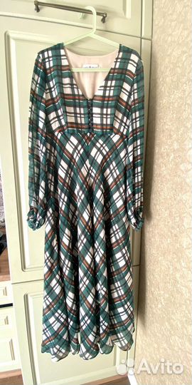 Шифоновое платье в пол