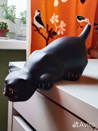 Кошка керамическая