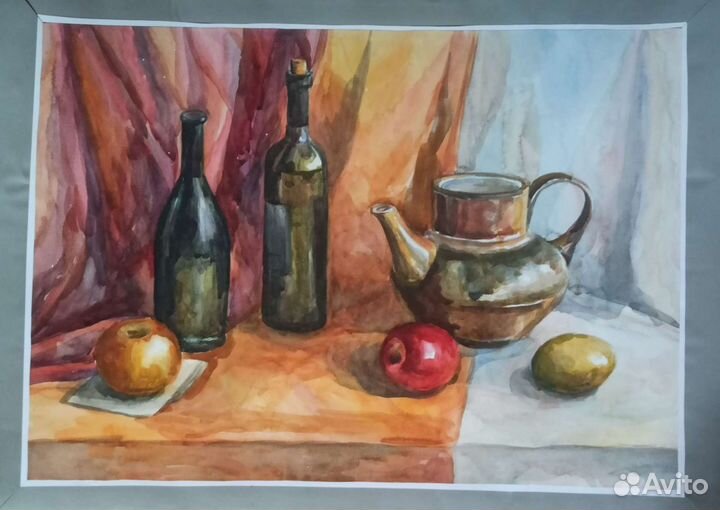 Картина акварель натюрморт