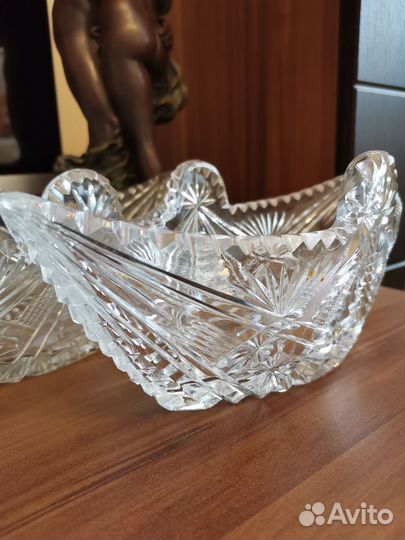 Хрустальная конфетница СССР