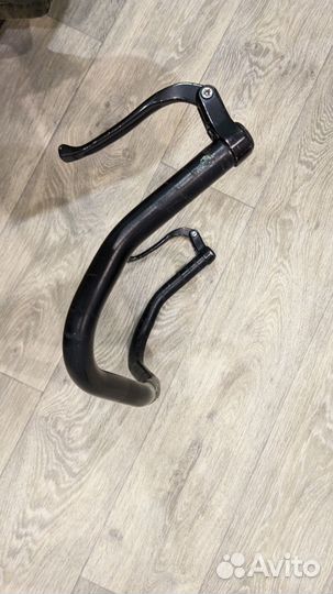 Руль булхорн с тормозными ручками